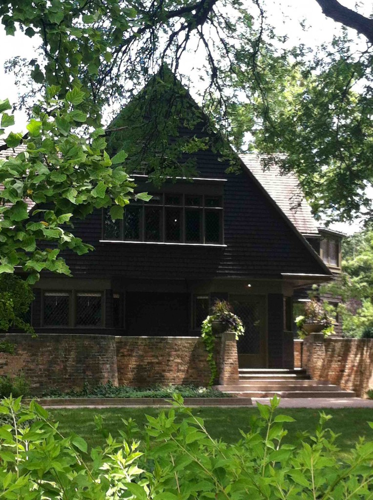 Frank Lloyd Wright's home and studio in Oak Park, Ill.