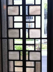 Frank Lloyd Wright art glass window